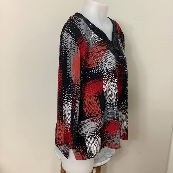 Alfred Dunner Embellished Top PXL - Picture 2 of 3